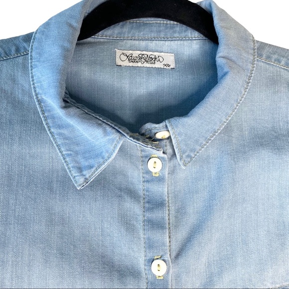 new Lauren Moshi ❤︎ Sloane Love You Forever ❤︎ Floral Print Button Down Shirt ❤︎ - Picture 14 of 17